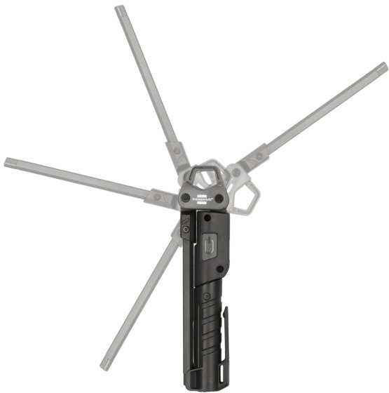 Akku LED Handlampe HL 400 AC, 400lm + Spot 120lm + R&uuml;ckseite 200lm - Produktansicht