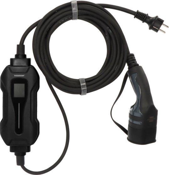 Tragbares EV Ladegerät Typ 2 Schutzkontakt 2,3KW mit 8m Kabel - Produktbild