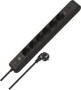 &Uuml;berspannungsschutz-Steckdosenleiste 6-fach 13.500 A mit 1x USB C PD 20W, 1x USB A 20W, 2m H05VV-F 3G1,5 schwarz