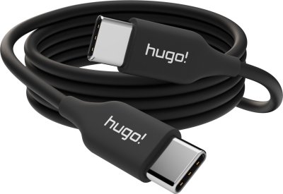 hugo! CABLE Ladekabel USB C 60W 1m deep black