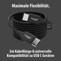 hugo! CABLE Ladekabel USB C 100W 2m deep black - Anwendungsbild