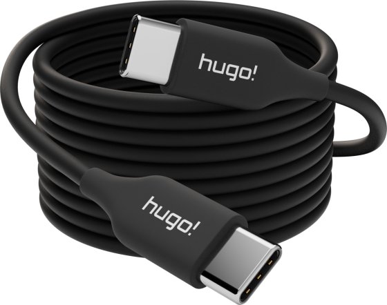 hugo! CABLE Ladekabel USB C 100W 2m deep black - Produktbild
