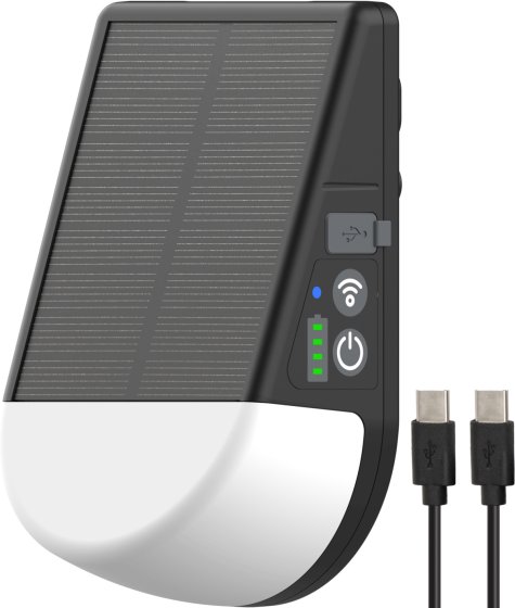 Akku Solar LED Outdoor Lampe KL 300 AS mit Bewegungsmelder, IP54, 250 lm - Produktbild