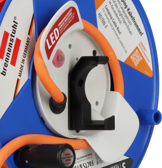 Garant G CEE 3 IP44 Camping Kabeltrommel 25m H07RN-F 3G2,5 - Produktansicht