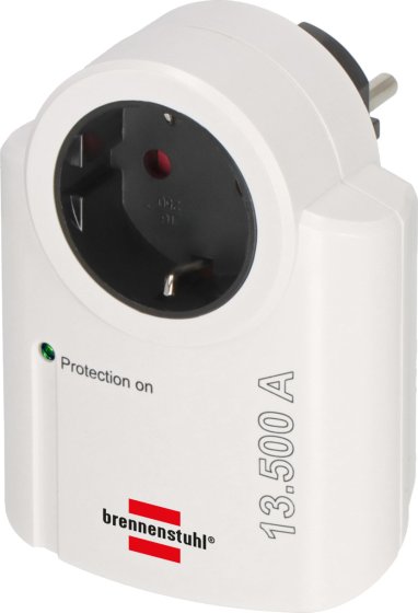 Primera-Line &Uuml;berspannungsschutzadapter 13.500A wei&szlig; - Produktbild