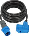 Camping CEE Verl&auml;ngerungskabel IP44 10m schwarz H07RN-F 3G2,5 CEE-Stecker, Winkelkupplung 230V/16A - Produktbild