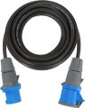 Camping CEE Verl&auml;ngerungskabel IP44 10m H07RN-F 3G2,5 schwarz CEE 230V/16A Stecker und Kupplung - Produktansicht