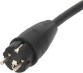 Camping Adapterkabel IP44 1,5m schwarz H07RN-F 3G2,5 Schutzkontakt-Stecker, Kupplung CEE 230V/16A - Produktansicht