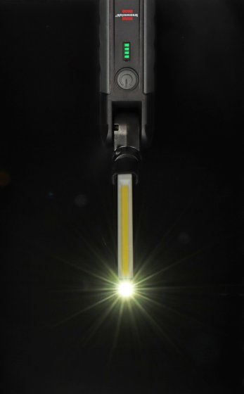 Professional Akku LED Handlampe HLA 1000 ACW, 1000+170 lm, IP54 - Anwendungsbild