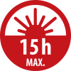 Professional Akku LED Handlampe HLA 1000 ACW, 1000+170 lm, IP54