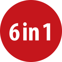 Compact multifunctional Torch with 6 integrated tools