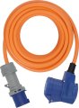 Camping CEE Verl&auml;ngerungskabel IP44 10m orange H07RN-F 3G2,5 CEE-Stecker, Winkelkupplung 230V/16A - Produktbild