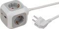 ALEA-Power USB-Charger Steckdosenw&uuml;rfel 4-fach, 1,4m&nbsp;H05VV-F 3G1,5 - Produktbild