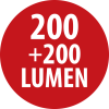 Akku LED Handlampe PL 210 AC, 200lm