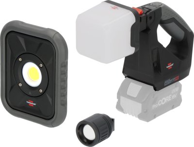Professional Multi Battery Pro modulare Akku LED Handlampe MX MB 18 A TRA, 3 Lichtaufs&auml;tze
